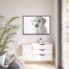 88289-338.jpg White Labrador Retriever Framed Canvas