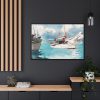 88289-34.jpg Fishing Boats, Key West by Winslow Homer Framed Canvas