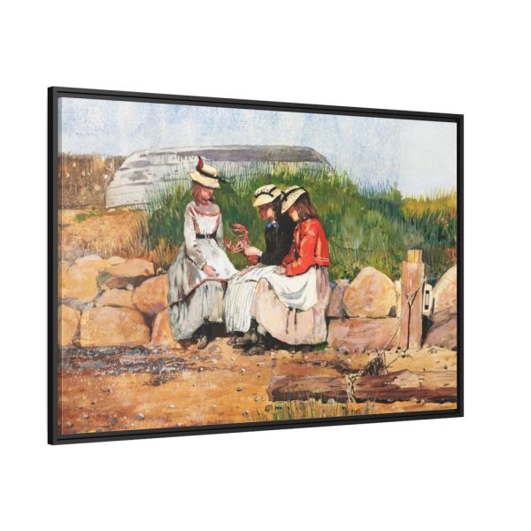 88289-35.jpg A Fisherman's Daughter by Winslow Homer Framed Canvas