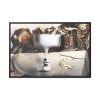 Apparition of Face and Fruit Dish on a Beach by Salvador Dali Framed Canvas