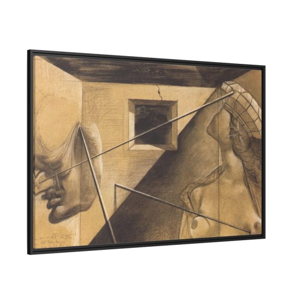 Queen Salome By Salvador Dali Framed Canvas