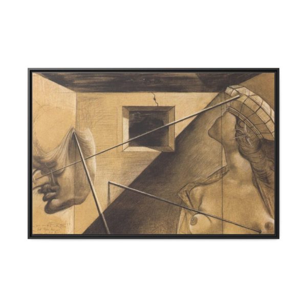 Queen Salome By Salvador Dali Framed Canvas