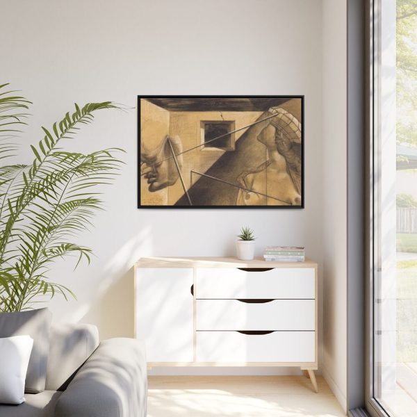 Queen Salome By Salvador Dali Framed Canvas