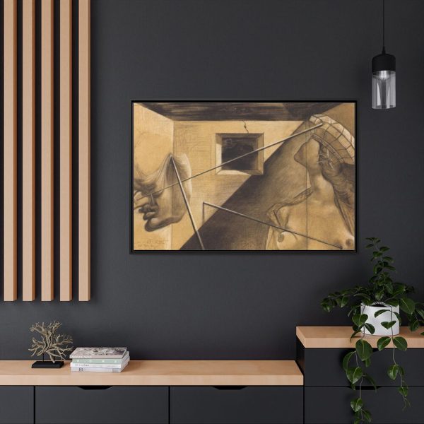 Queen Salome By Salvador Dali Framed Canvas