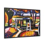 Décor Slav by Henry Lyman Sayen Framed Canvas