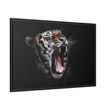 Tiger Face Framed Canvas