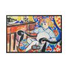 Gouache by Henry Lyman Sayen Framed Canvas