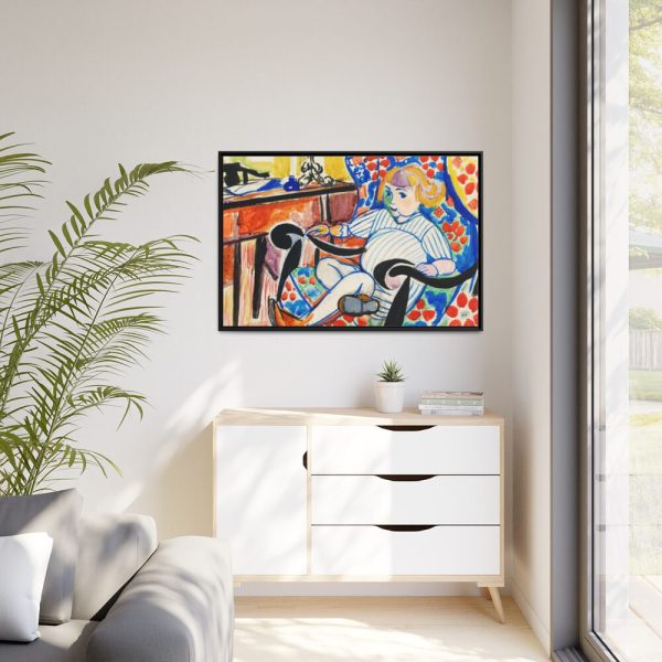 Gouache by Henry Lyman Sayen Framed Canvas