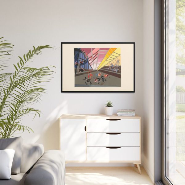 Maquettes de théatre by Alexandra Exter Framed Canvas