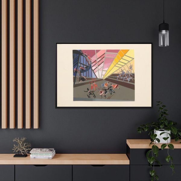 Maquettes de théatre by Alexandra Exter Framed Canvas