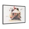 Houses with Red by Charles Demuth Framed Canvas