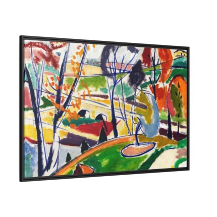 Décor Plat by Henry Lyman Sayen Framed Canvas