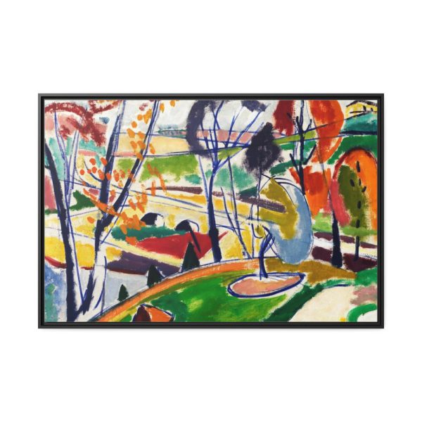 88289-461.jpg Décor Plat by Henry Lyman Sayen Framed Canvas