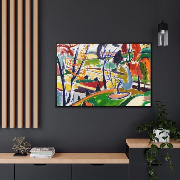 88289-464.jpg Décor Plat by Henry Lyman Sayen Framed Canvas
