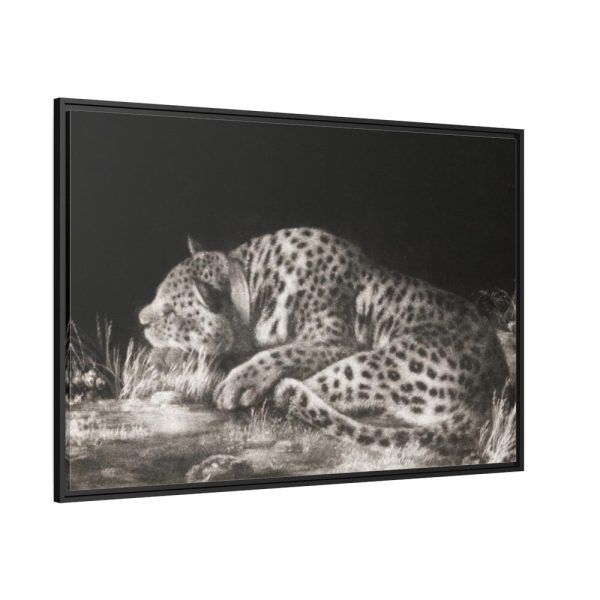 88289-465.jpg A Tyger Sleeping Cheetah by George Stubbs Framed Canvas