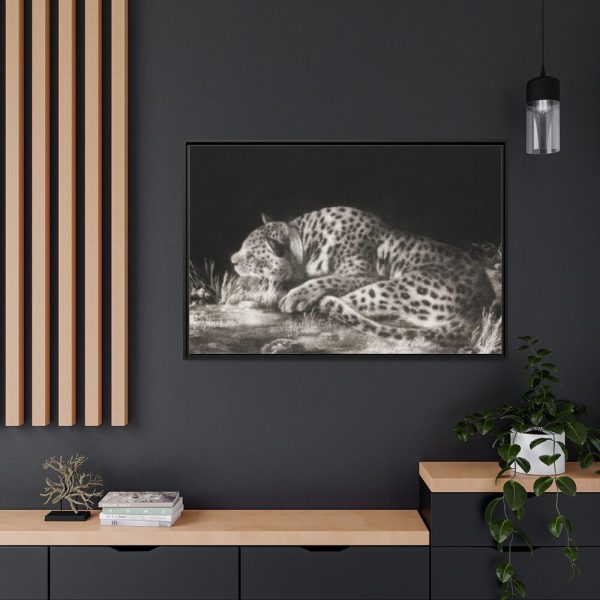 88289-469.jpg A Tyger Sleeping Cheetah by George Stubbs Framed Canvas