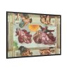 88289-495.jpg The Creation of the Sun and the Moon by Michelangelo Buonarroti Framed Canvas