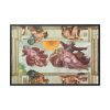 88289-496.jpg The Creation of the Sun and the Moon by Michelangelo Buonarroti Framed Canvas