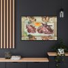 88289-499.jpg The Creation of the Sun and the Moon by Michelangelo Buonarroti Framed Canvas