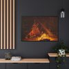 88289-54.jpg Camp Fire by Winslow Homer Framed Canvas
