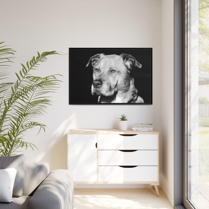 Dog Boxer Labrador Mixed Framed Canvas - Image 4