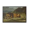 88289-56.jpg Lion Devouring a Goat Framed Canvas