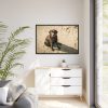 88289-573.jpg Labrador On the Sand Framed Canvas