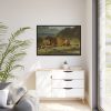 88289-58.jpg Lion Devouring a Goat Framed Canvas