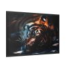 88289-585.jpg Close-up Tiger Head Resting in the Shade Framed Canvas
