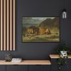88289-59.jpg Lion Devouring a Goat Framed Canvas