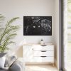 88289-603.jpg Black Persian Cat Framed Canvas