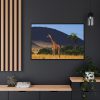 88289-614.jpg Giraffe in Savanna Framed Canvas