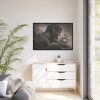 Lion and Snake by Samuel William Reynolds Framed Canvas