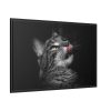 88289-640.jpg Cute Striped Cat Framed Canvas