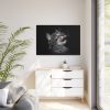 88289-643.jpg Cute Striped Cat Framed Canvas