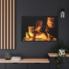 A Pride Of Lions by Jean Baptiste Huet Framed Canvas