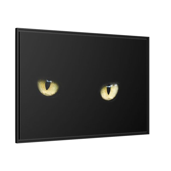88289-675.jpg Black Bombay Cat Framed Canvas