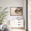 88289-683.jpg Cat with Large Blue Eye Framed Canvas