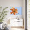 Lily Flower Framed Canvas