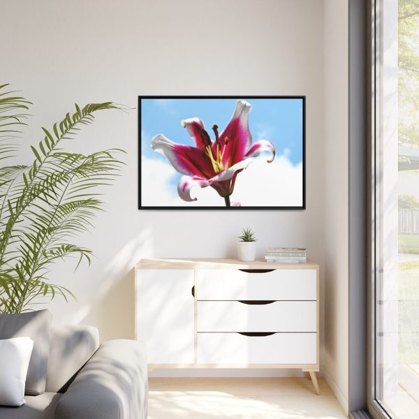 Garden Lily  Framed Canvas