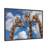 88289-705.jpg Giraffe Tower, Animal Family Framed Canvas