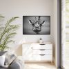 88289-723.jpg Giraffe in Monotone Framed Canvas