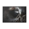 Giraffe Black Eye Framed Canvas