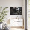 Giraffe Black Eye Framed Canvas