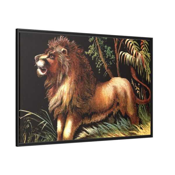 The Lion and Other Tales Framed Canvas
