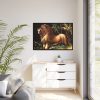 The Lion and Other Tales Framed Canvas
