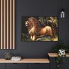 The Lion and Other Tales Framed Canvas