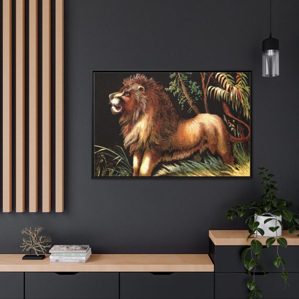 The Lion and Other Tales Framed Canvas