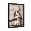 88292-1.jpg Puppy by L. Prang & Co Framed Canvas