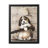 88292.jpg Puppy by L. Prang & Co Framed Canvas